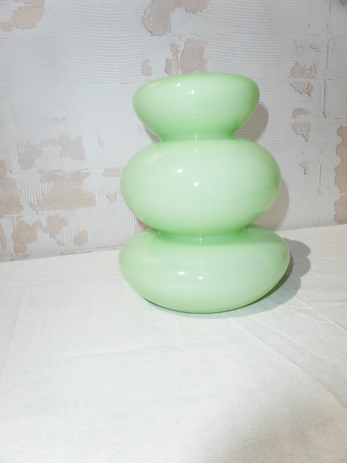 Orchid Green Glass Flower Vase