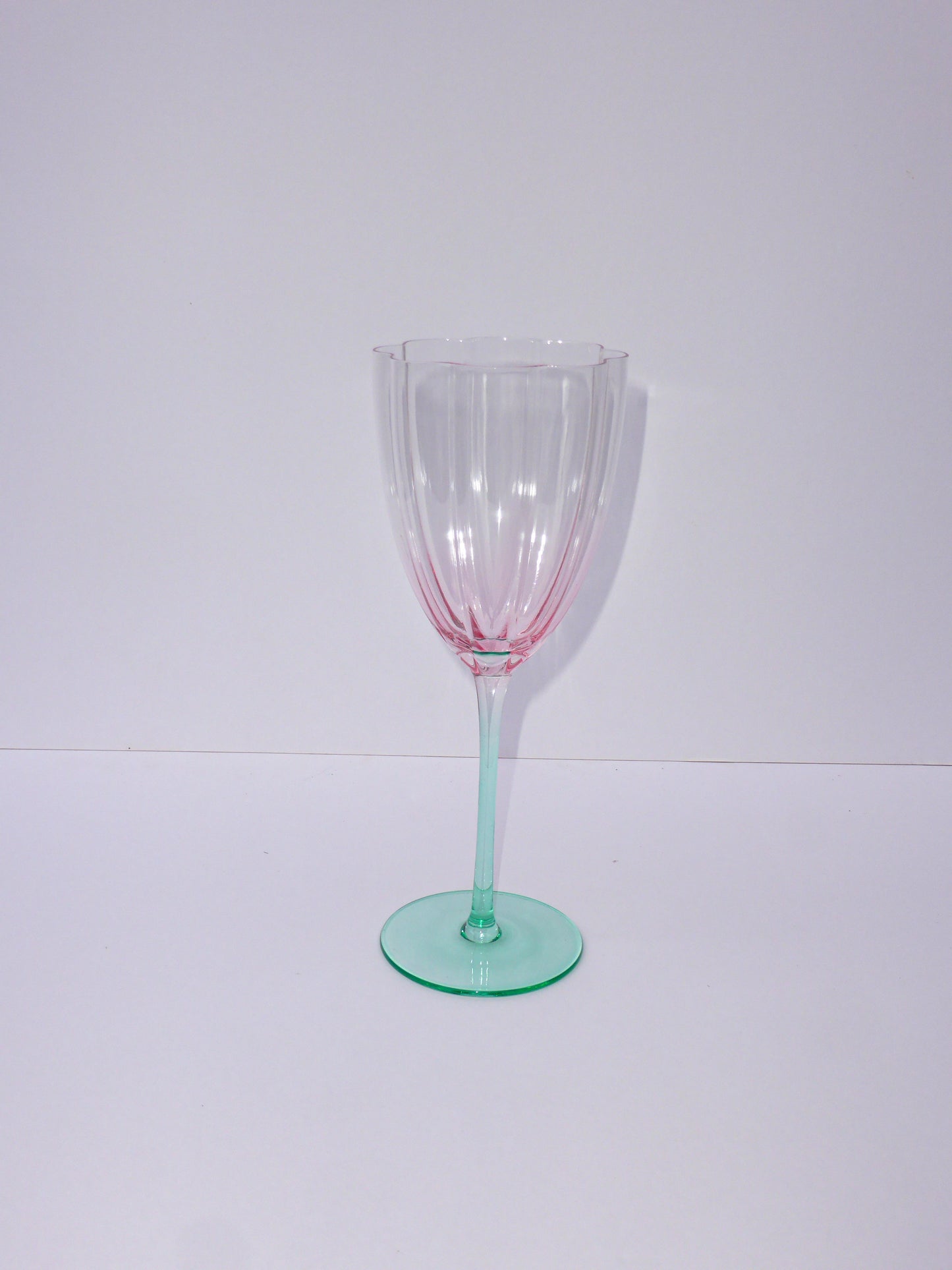 Ribbed Spritzer Glass Set Of Two